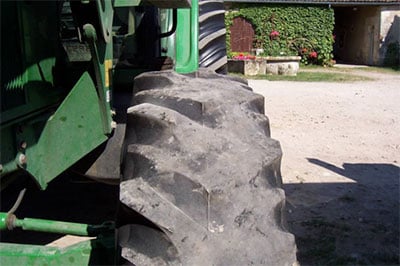 Anormaler Verschleiß von Landwirtschaftsreifen