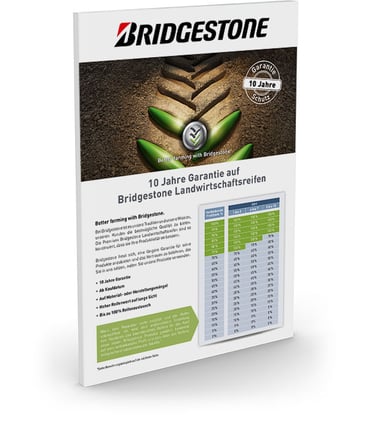 Die 10-Jahres-Reifengarantie von Bridgestone